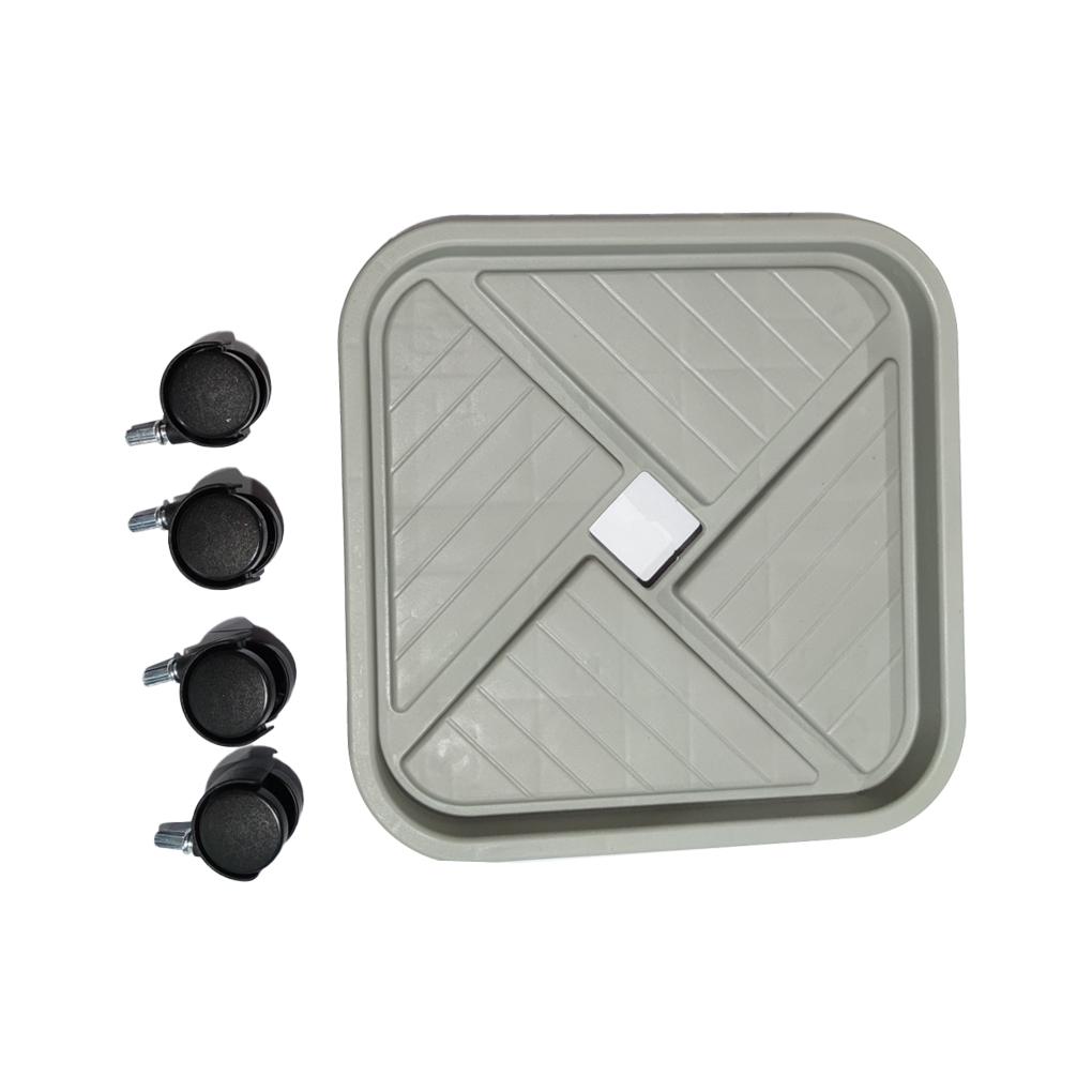 Квадратный цветочный горшок, поддон, подставка для кашпо, для дома и улицы, для балкона, цветочный горшок, бонсай, поддон для сбора воды, садовые принадлежности