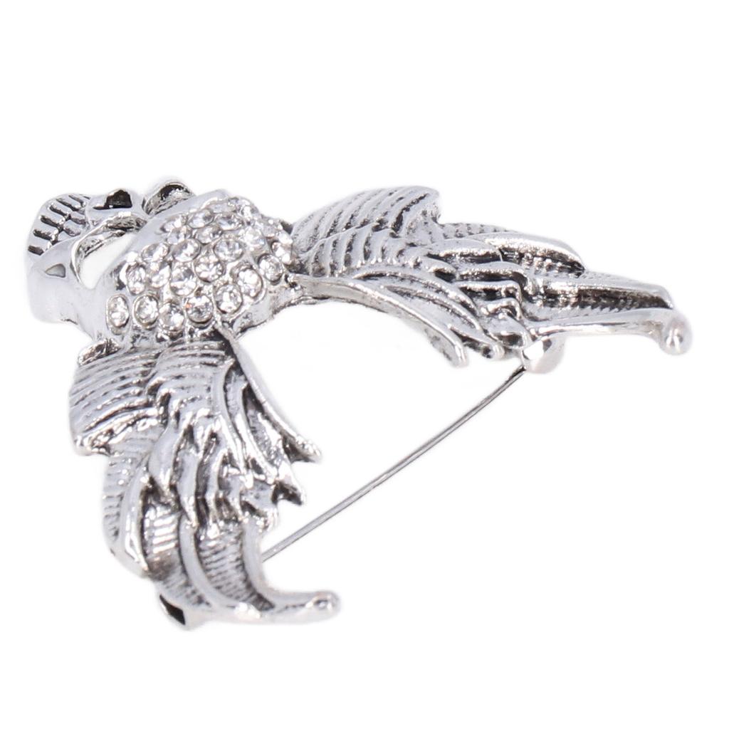 Drill Skull Brooch Sparkling Crystals Fashion Personality Brooch Accessories for Suit CoatAncient