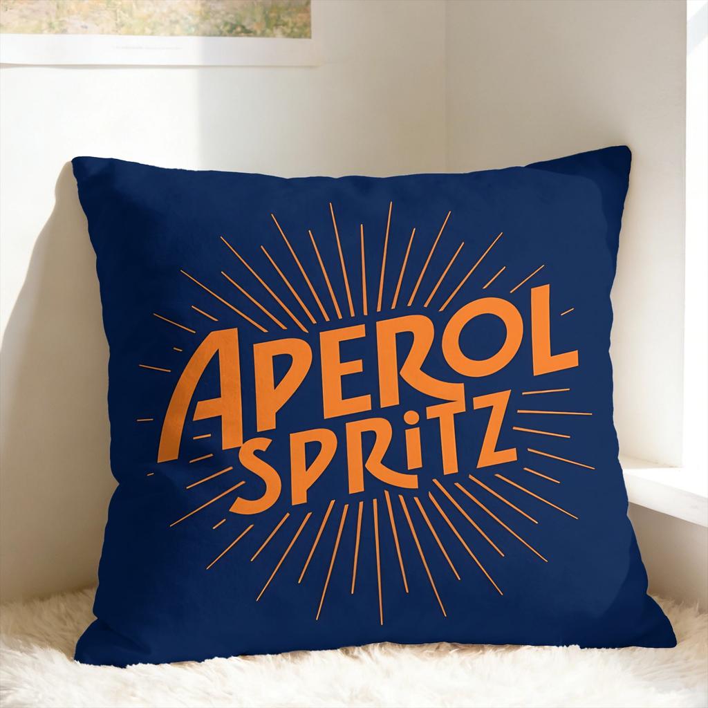 Aperols Spritz Pillow Cover Custom Cushion Cover Funny Pillow Case For Wedding Party Home Decor