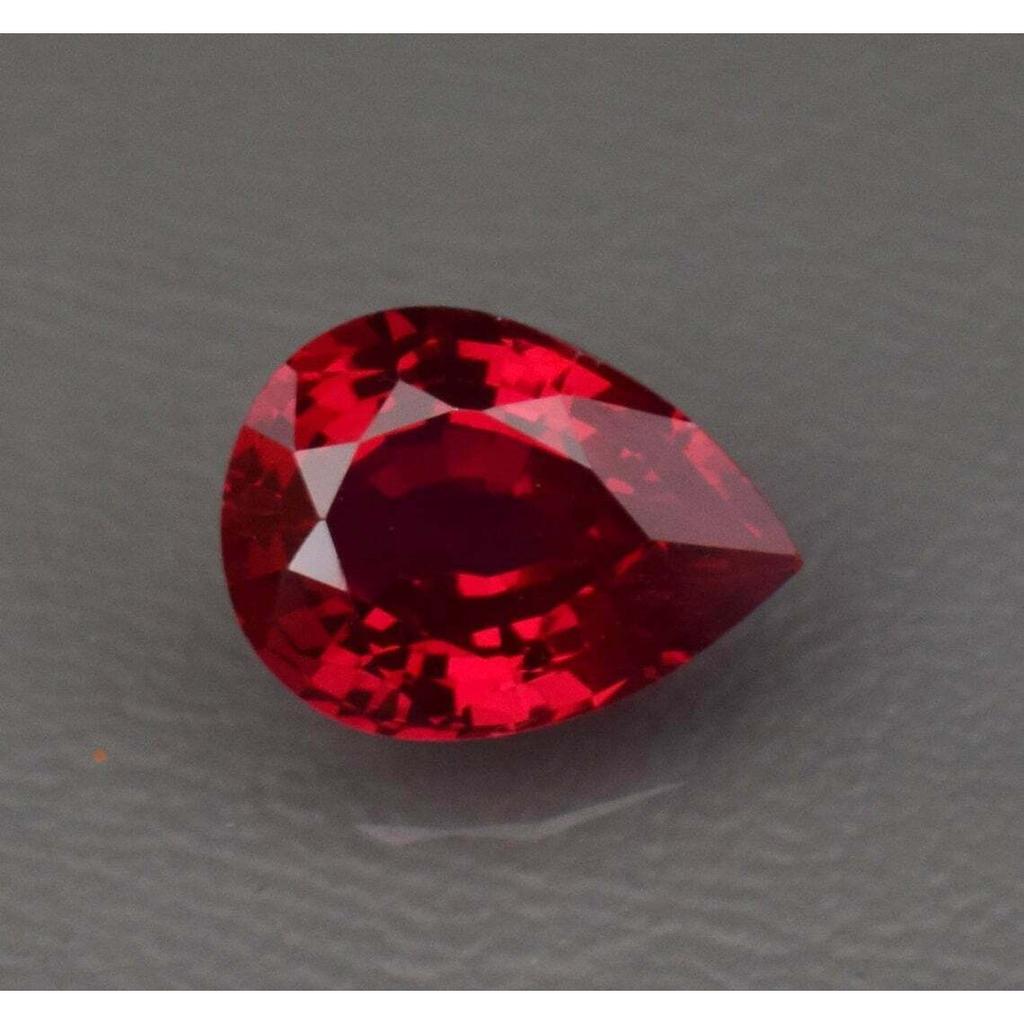Natural Red Ruby Loose Gemstone Pear Shape 8 To 10 ct for Jewelry Making and Gem Collections