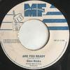 7-дюймовая пластинка GLEN RICKS Are You Ready MFJA018 Mafia And Fluxy 1993 UK Reggae Ska Dub Б/у