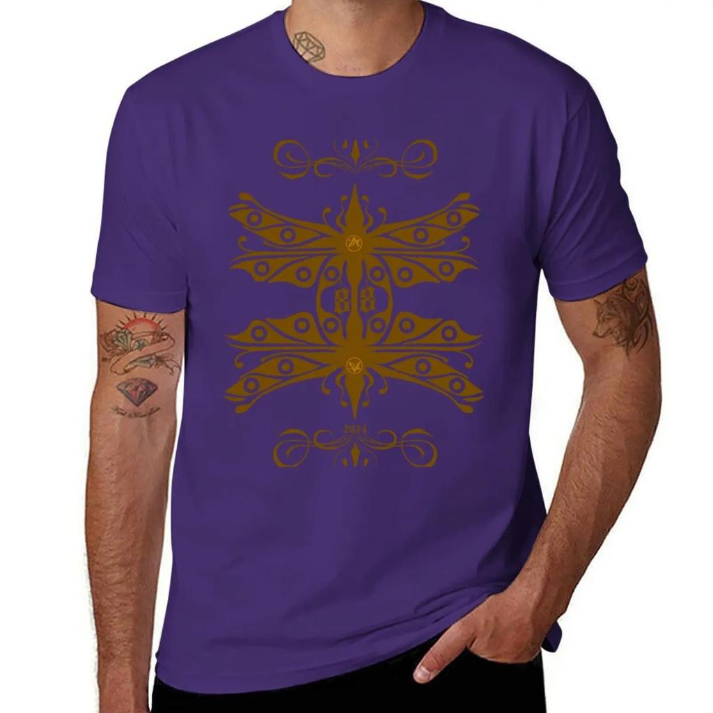 Dragonfly matinggold yellow TShirt heavyweights quick drying aesthetic clothes custom t shirt mens graphic tshirts anime
