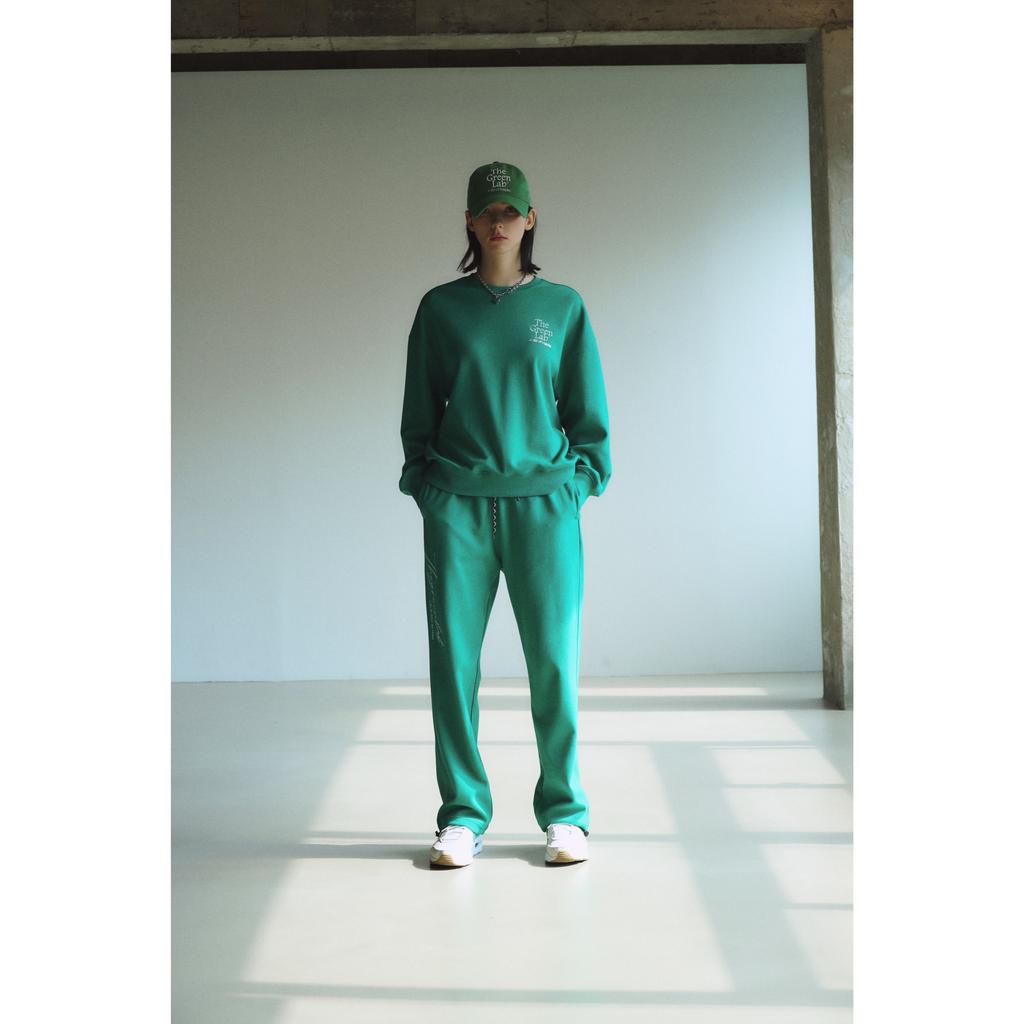 THE GREEN LAB Oversized String Jogger Pants [Green]