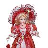 40cm Collectible Curly Hair Miniature Porcelain People Ceramic Doll for Ornament Gift Birthday Doll House Decoration Kids
