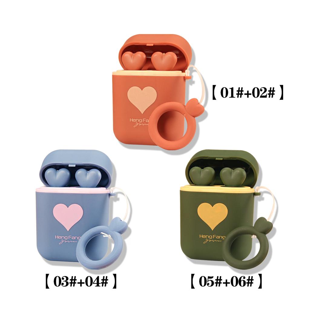 Hengfang Headphones Love Icon Double Tube Non-stick Cup Long Lasting Waterproof Lipstick H9423-M1005