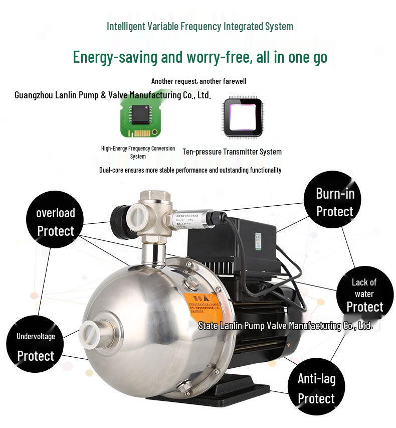 No-Negative-Pressure Water Supply System: Variable Frequency, Constant Pressure, Community & High-Rise Booster Pumps.