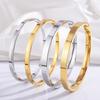 Luxury Titanium Stainless Steel Women's Bracelet: Versatile, Polished, Non-Fading, Lightweight