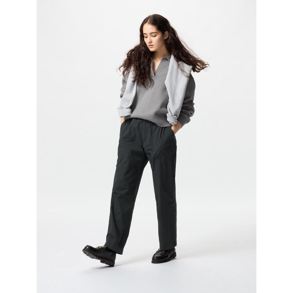 Uniqlo Японские эластичные брюки с резинкой на талии