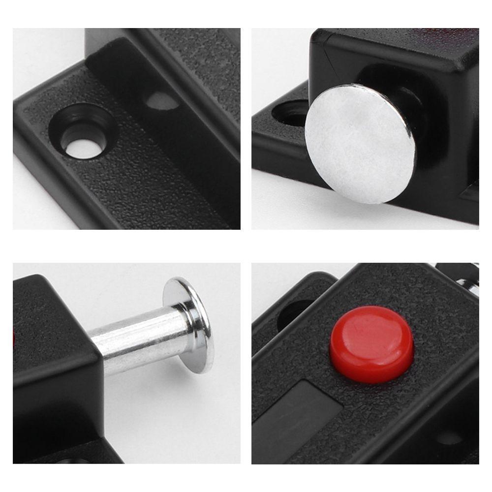 10 шт. пружинная кнопка безопасности для двери шкафа болты для двери шкафа присоска защелка замок сплошная дверная защелка