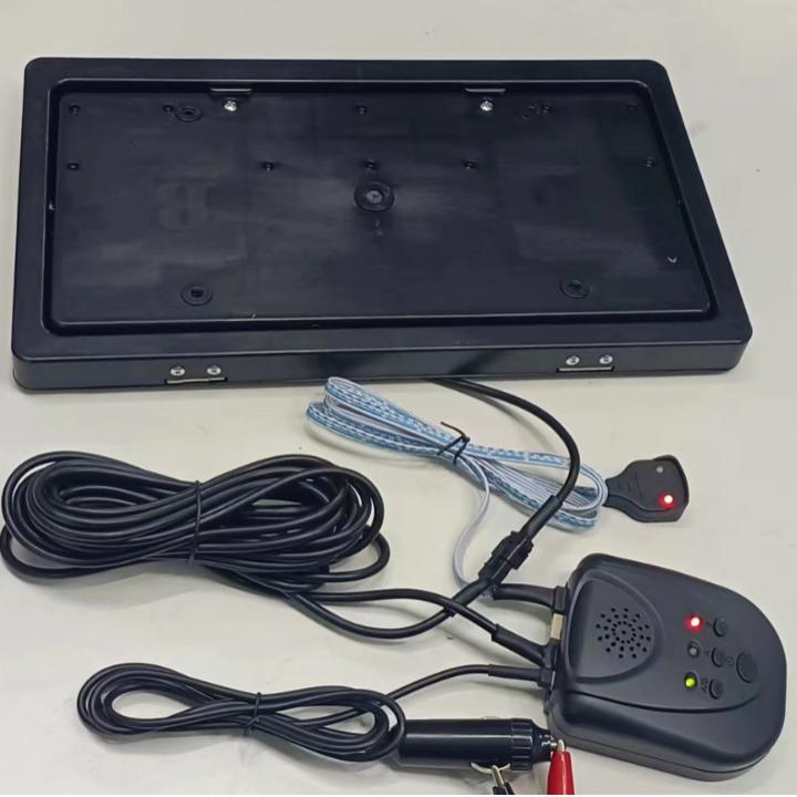 Электрическая переворачивающаяся двойная рамка для номерного знака для североамериканских автомобилей