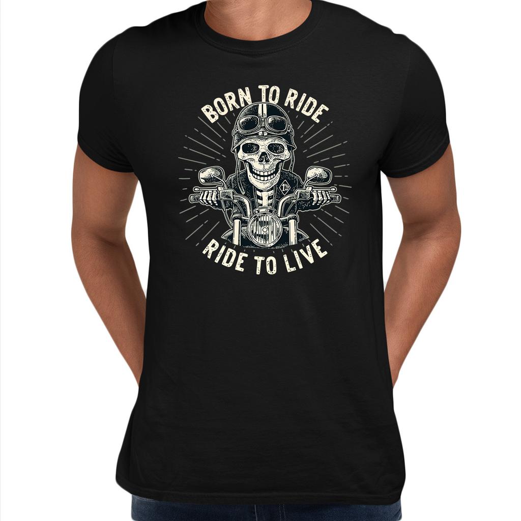 Day of the Dead Dia de los Muertos Mexican skeleton on a bike Born to ride