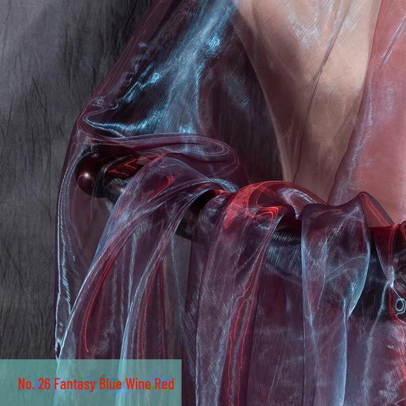 Двухцветная зашифрованная фантазийная органза: Сценические костюмы, свадебный декор и ткани ручной работы для детского сада