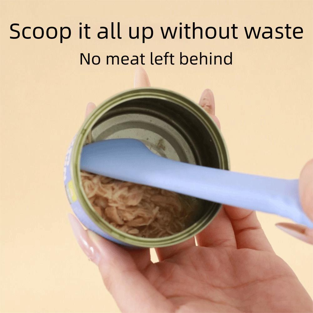 Герметичные Силиконовые Крышки для Корма Собак и Кошек с Ложкой Набор Лопаток для Корма Животных Прогулка с Питомцами