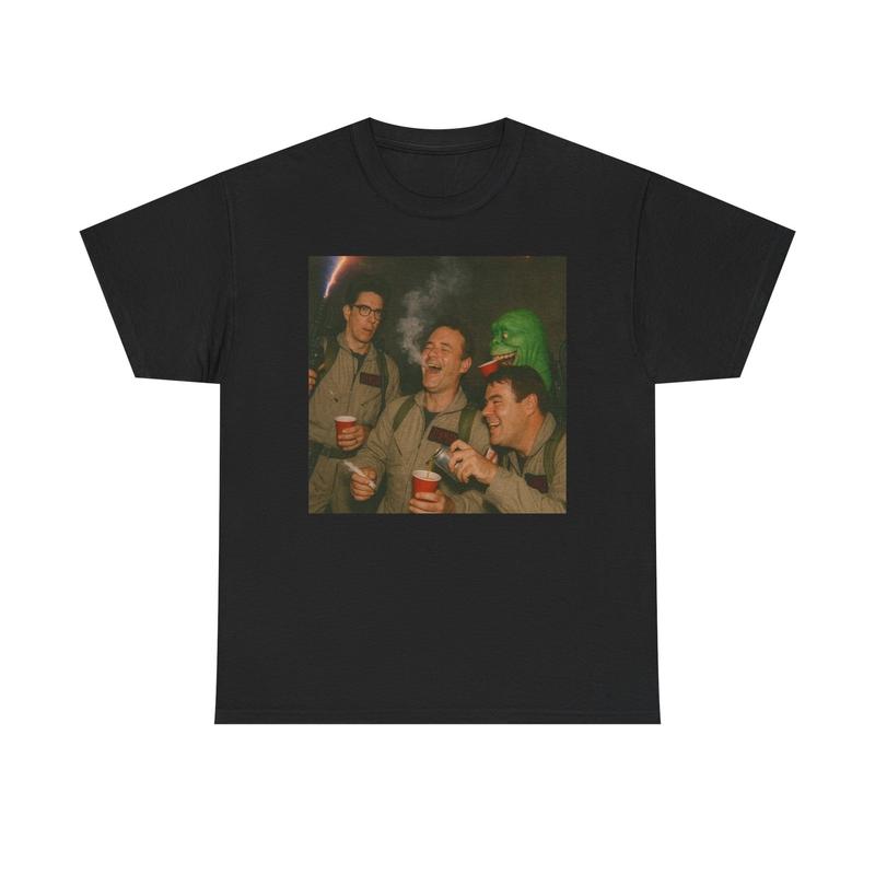 Funny Ghostbusters Graphic Unisex T-shirt Vintage Jokes Unisex Heavy Cotton Tee Graphic Tee