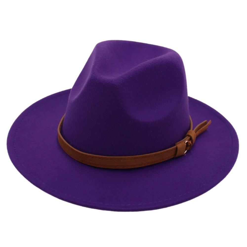 Artificial Suede Western Cowboy Hat Tibetan Style Jazz Fedora Hats Outdoor Riding