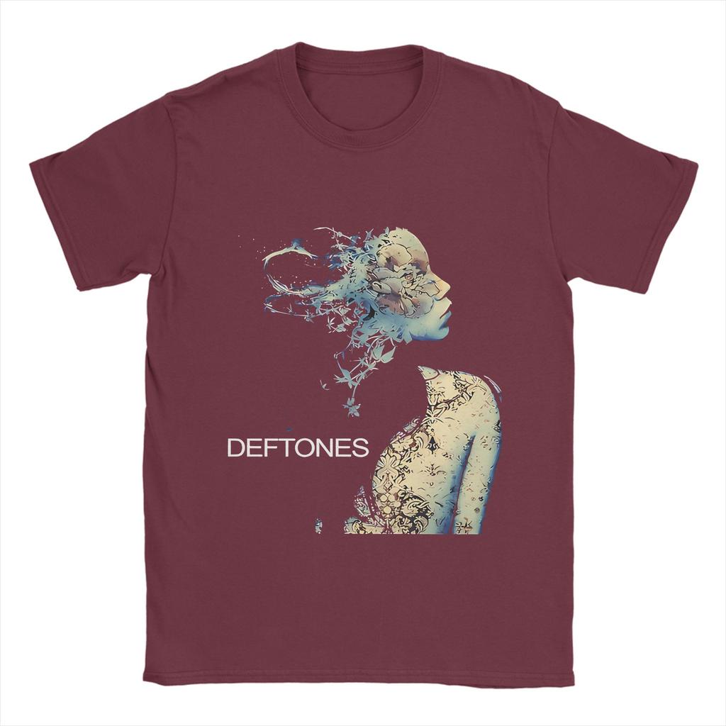 D-Deftones Футболки Мужские 100% Хлопок Винтажные Футболки С Круглым Вырезом Футболка С Коротким Рукавом Одежда Подарок на День Рождения
