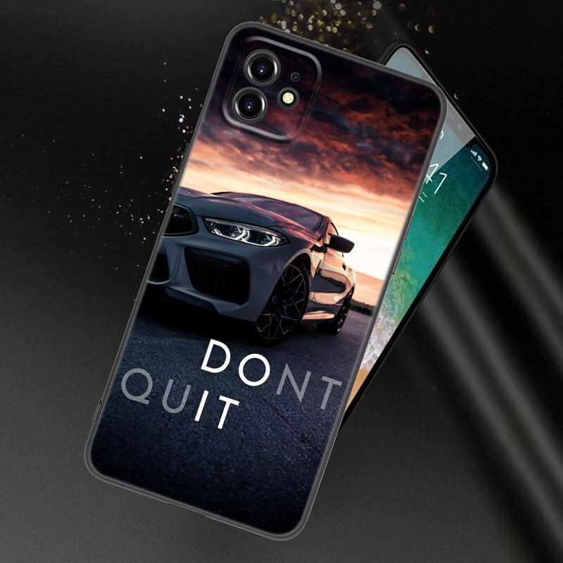 Cool Sports Car Man Phone Case For Apple iPhone 13 12 Mini 11 Pro XS Max XR X 8 7 6S 6 Plus SE 2022 2020 5S 5 Soft Black Cover