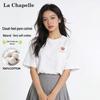Женская футболка La Chapelle с принтом в виде сердца, с коротким рукавом