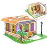 Wooden Kits - House To Assemble with Studio Detail - 104 Pieces - 19.5 X 21.6 X 10.5 Cm Robotime