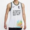 Nike Быстросохнущая баскетбольная майка DNA Premium с принтом граффити, мужские топы, белые DJ5216-100