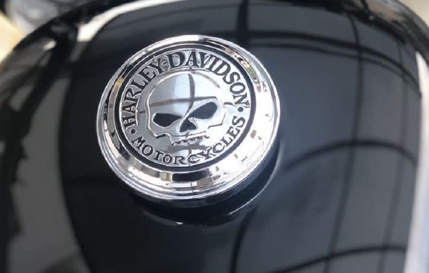 Медальон на крышку бензобака Harley Davidson SKULL XL SMA 99670-04
