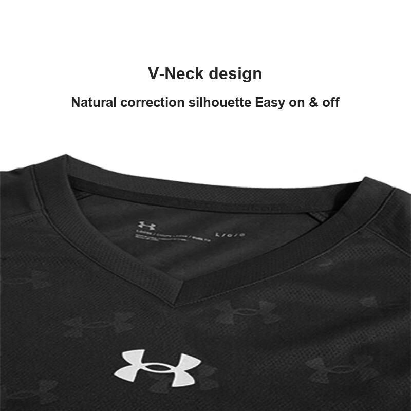 Under Armour Quick-Dry Knitted Short Sleeve T-Shirt Camouflage Shorts Casual Sports Set Men Sets 21500531-001+24500210-409