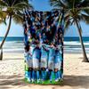 Manchester City Beach Towel Quickdry Soft Microfiber Comfortable Lightweight Suitable For Swimming Gym Camping Yoga Vacation