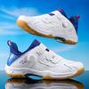 Men's Breathable Rotary Buckle Sports Shoes - Lightweight Casual Badminton and Tennis Trainers