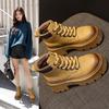 2025 Women's Martin Boots New Retro Locomotive Boots European and American Leather Short Tooling Boots British Versatile Women's Boots