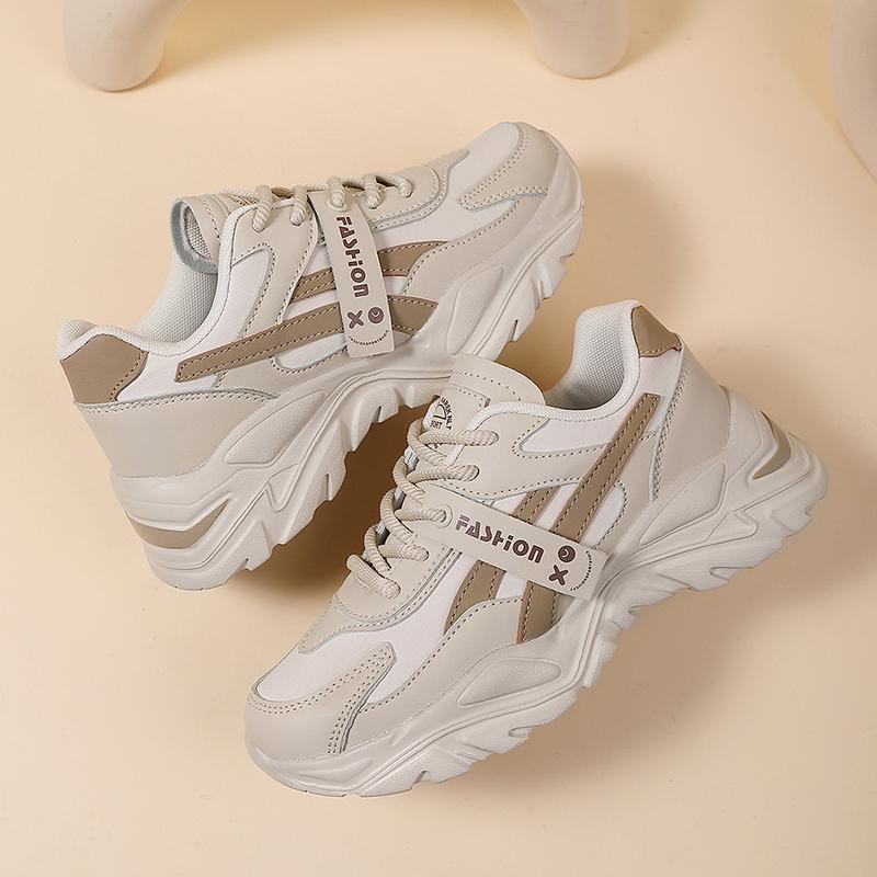 MCTIN Кроссовки на платформе. Женские вулканизированные туфли на толстой подошве. Женские массивные черные туфли.