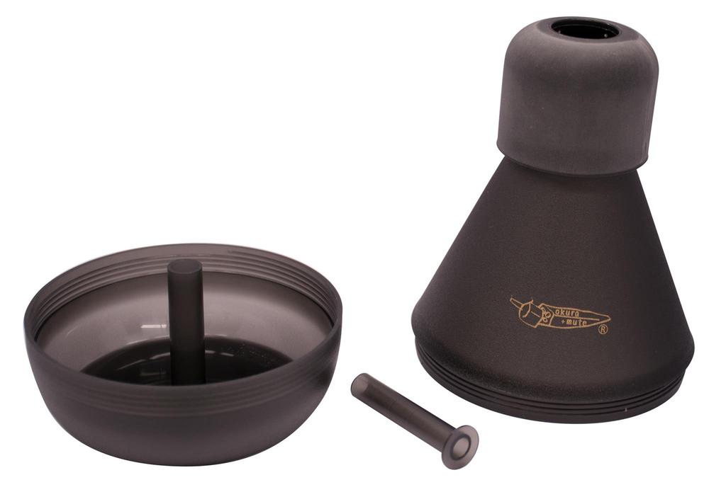 OKURA+MUTE Trombone Practice Mute Black