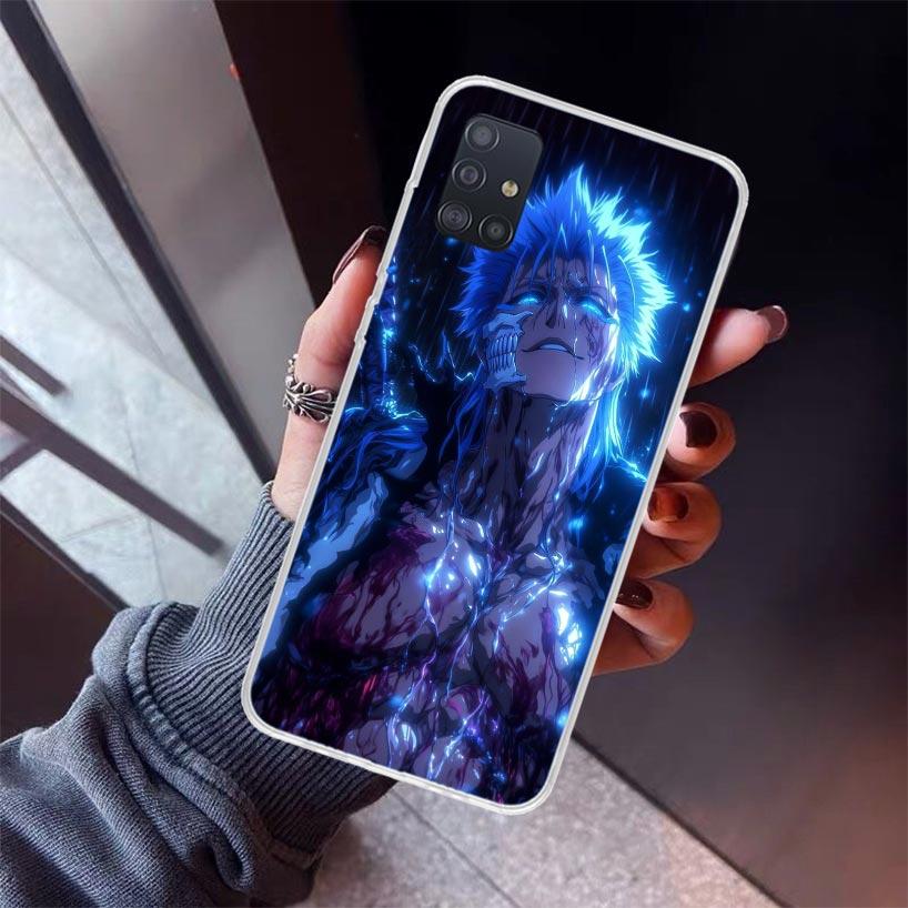 Grimmjow 6 Bleach Phone Case For Samsung Galaxy A52 A51 A50S A32 A22 A12 A02S A72 A71 A31 A70 A30S Note 20 Ultra 10 Plus S10 Gal