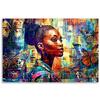 Canvas Print, African Woman Glamour