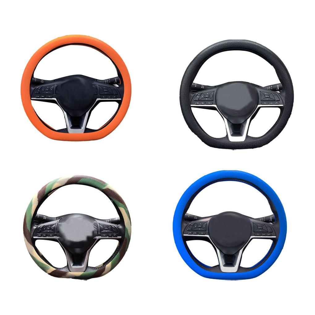 Чехол на руль автомобиля, универсальный силиконовый чехол на ручку автомобиля, силиконовый защитный чехол, тюнинг своими руками, аксессуары для интерьера