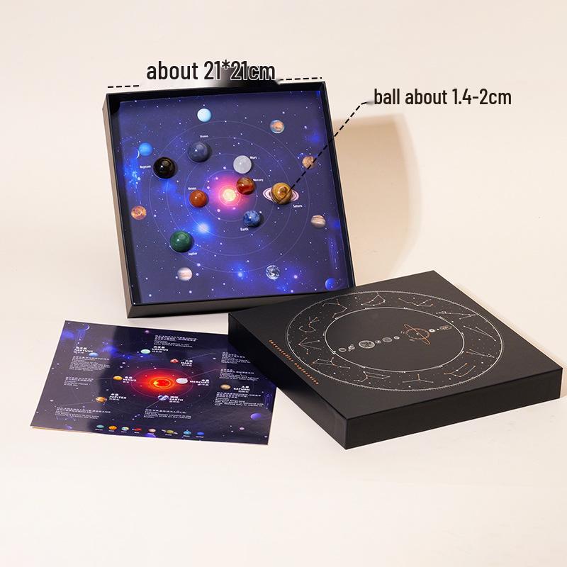 Хрустальный шар Галактика: Модель Солнечной системы с девятью планетами - Образовательный подарок для детей