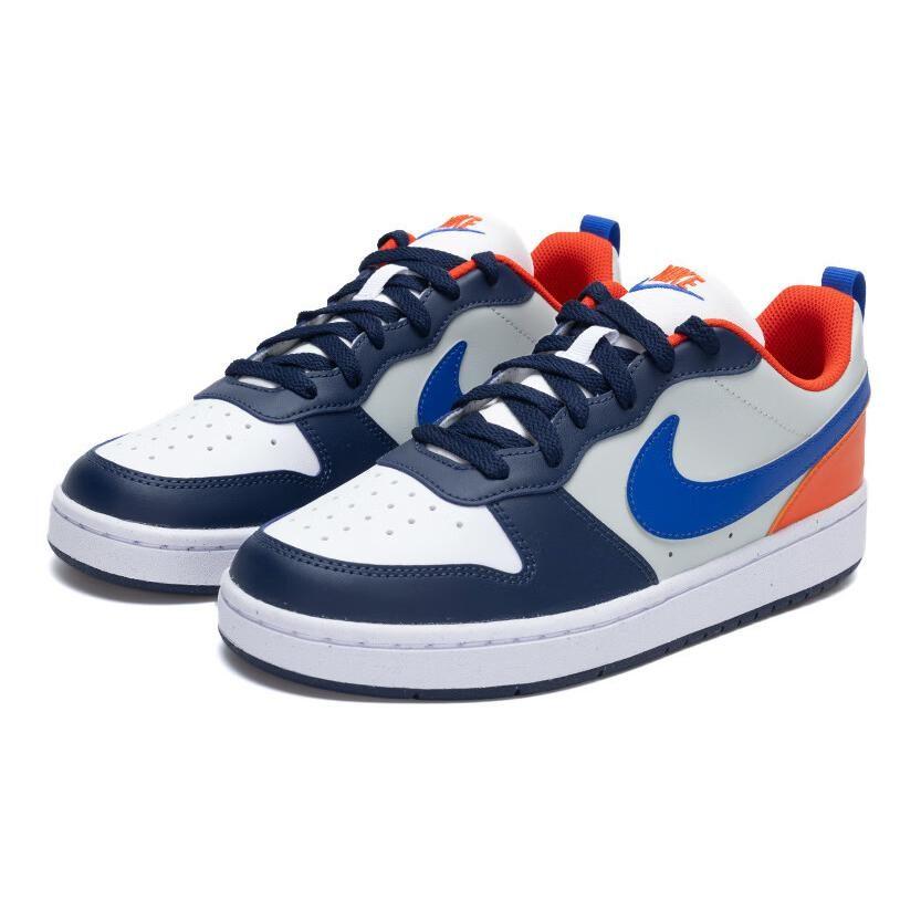 Nike Court Borough Low top Skateboard Shoes White Blue Unisex DV5456-401