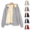 Fashionable Women's Winter Plush Hooded Sweatshirt Jacket Women's Tops