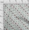 oneOone Ткань Cotton Flex Mint Green с акварельным цветочным принтом, ткань для платья, ярд, 40 дюймов