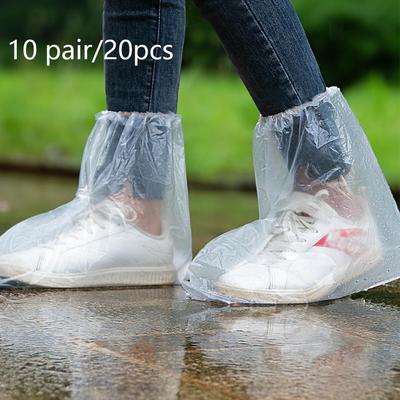 10 пар водонепроницаемых бахил для дождя, для помещений или улицы