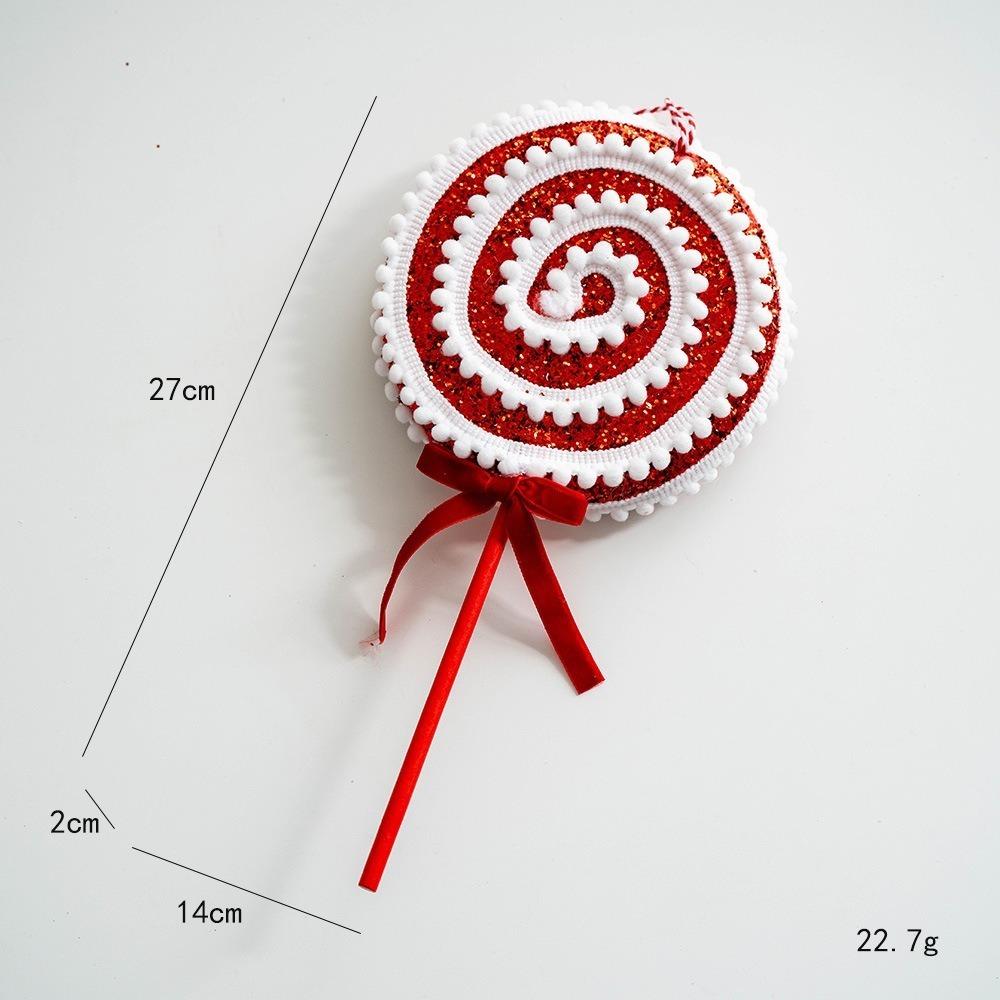 Multicolor Christmas Lollipop Decorations Foam Party Supplies Hanging Pendants Photo Props Cartoon Candy Cane