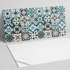 Printed Vinyl Panel Ready to Install 100x50 cm Tiled Patterns in Layout