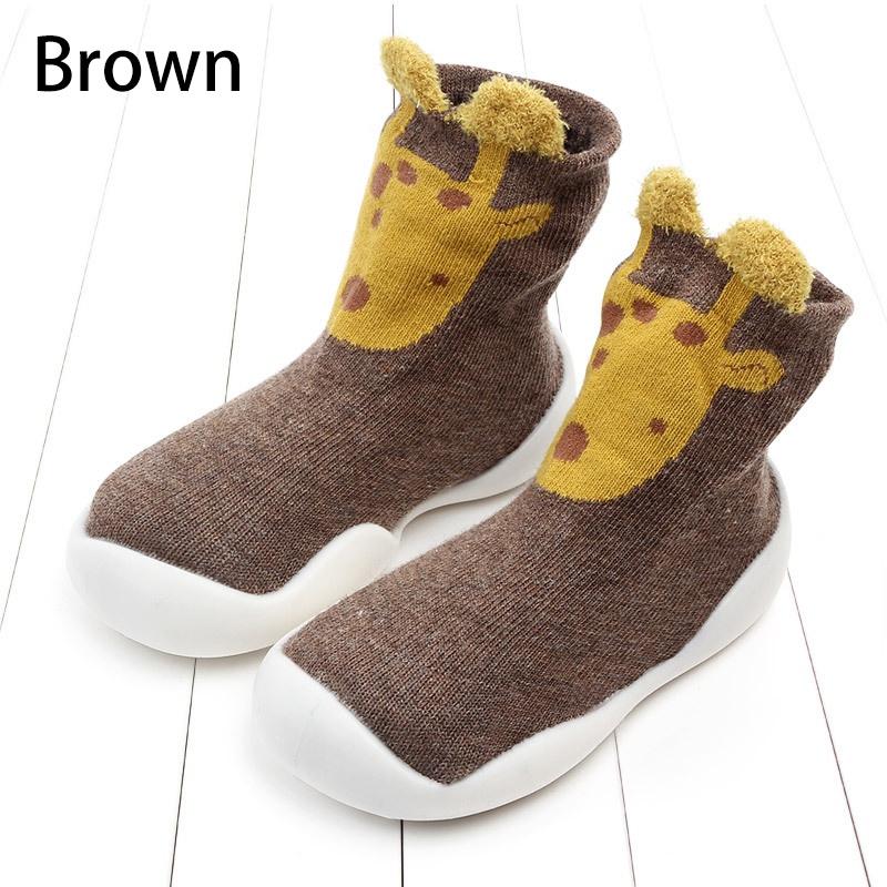 Baby Toddler Shoes Baby Shoes Non-slip Fox Tiger Thickening Shoes Sock Floor Shoes Foot Socks Animal Style