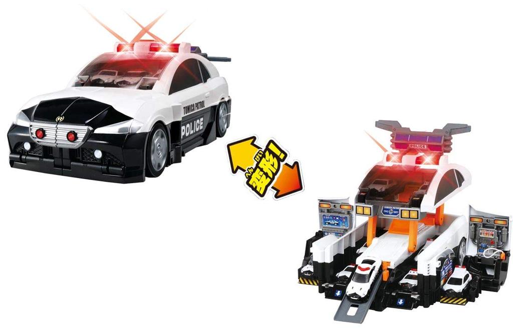 TAKARA TOMY Трансформируется в мини-машинку Big Patrol. Игрушка для мальчиков и девочек от 3 лет. Соответствует стандартам безопасности игрушек. Сертификация ST Mark TOMICA "Tomica