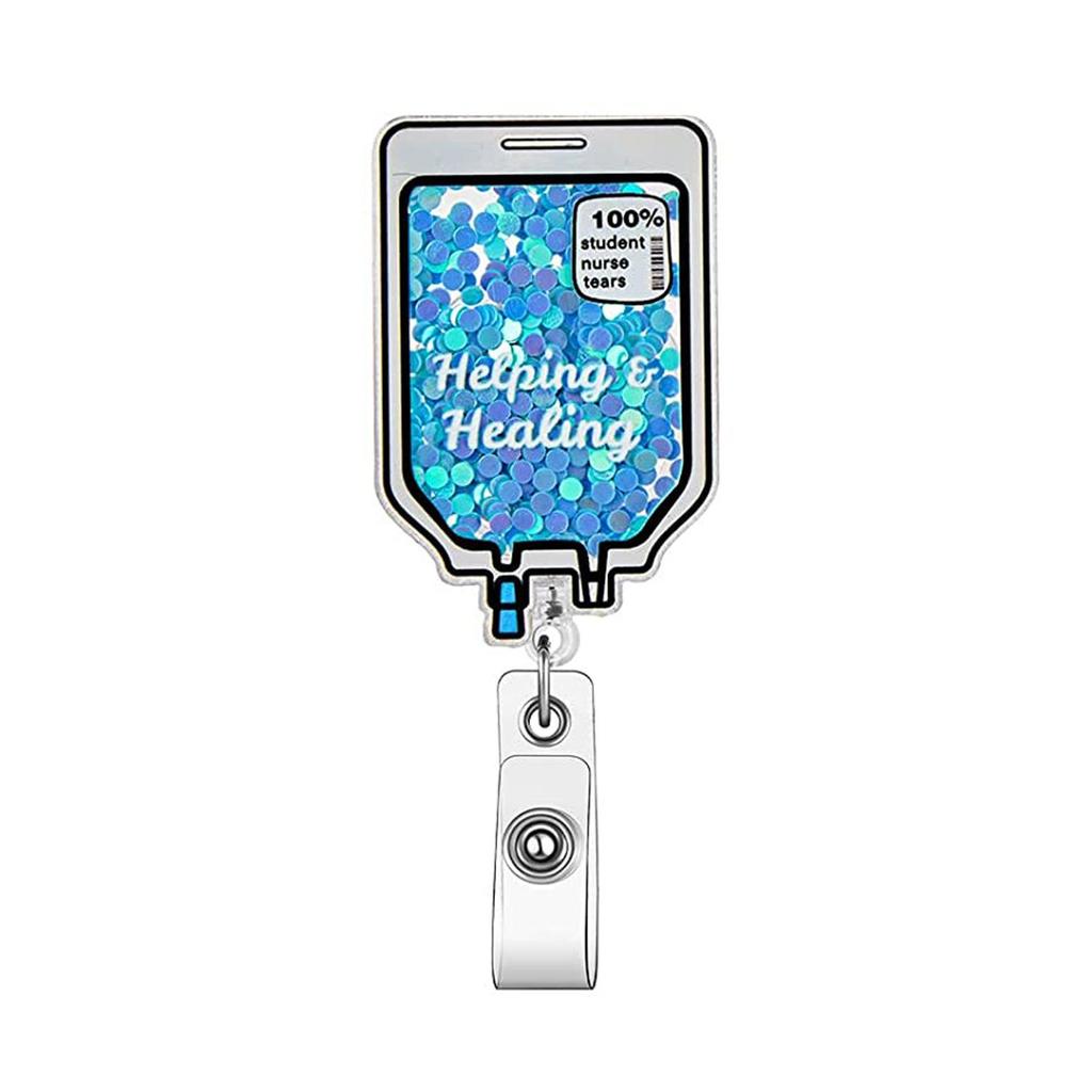 Мультяшная медицинская выдвижная пряжка, лицензия на работу для врача и медсестры, креативный ремешок, легко вытягиваемая пряжка, сертификат, фирменное наименование