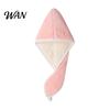 Gentle Hair Care Accessory Reversible Towel Wrap, Microfiber Turban with Button, Quick Dry, Absorbent Bath Cap Anti-frizz Drying for Women Long Thick