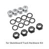 Kit Accessories Spacers Axle Nuts Skateboard Longboard Parts Skateboard Truck Hardware Speed Rings