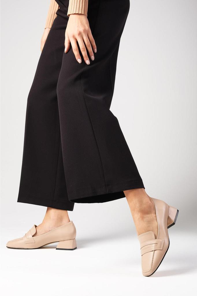 Женские модные туфли-лодочки черного цвета, туфли на низком каблуке с тупым носком