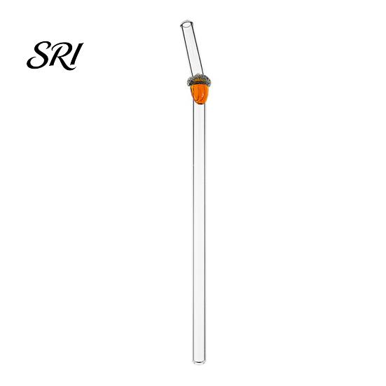 Creative Fruit Shape Straw Glass with Lemon Strawberry Cherry Designs Reusable Drinking for Juice Smoothies Soda BPA-Free Heat-Resistant Eco-Friendly