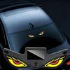 Vibration Lights on Car Warning Light Wireless Solar Car Atmosphere Light Cool EYE Ambient Lights