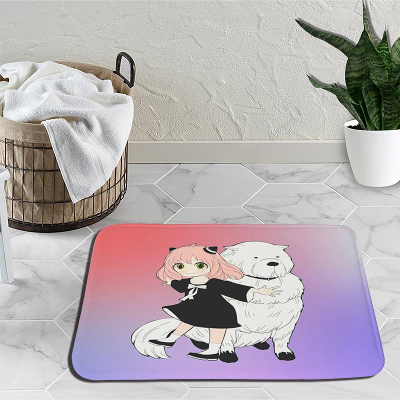 Семейный прикроватный коврик Spy X Anya Forger, дверной ковер Loid Yor Forger, мультяшный напольный коврик для гостиной, тапис, украшение, гобелен